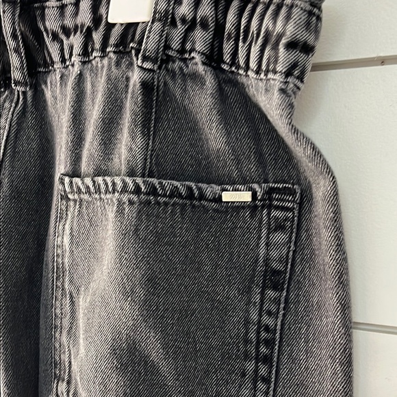 💥$5 SALE💥ZARA Black Denim Overalls with Vintage Appeal - Picture 10 of 10